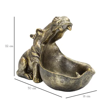 HIPOPOTAM S/KIESZENIE 30 16 22 cm